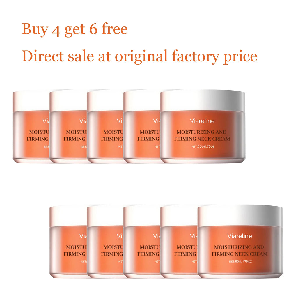 50G Moisturizing Neck Skin Cream Daily Nourishing Reduce Sagging Massage Enhance Skin Elasticity Firming Soften Neck Care Lotion Oasis Select 10 pcs United States