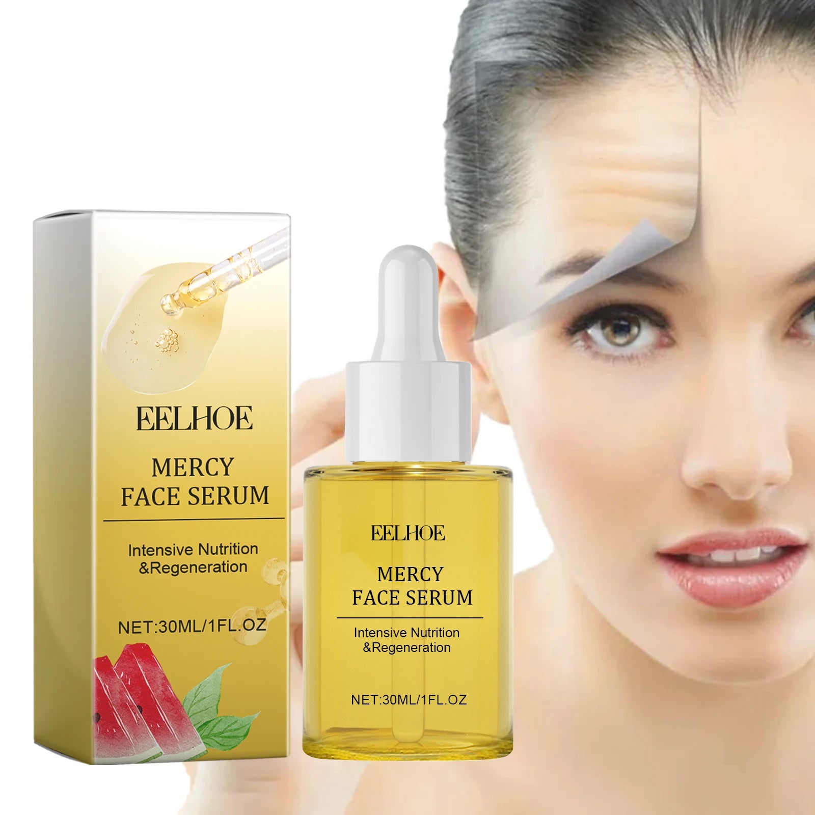 30ML Face Care Serum Deep Moisturizing Improve Skin Texture Enhance Smoothness Fade Fine Lines Firming Rich Nutrient Glowing Facial Serum Oasis Select