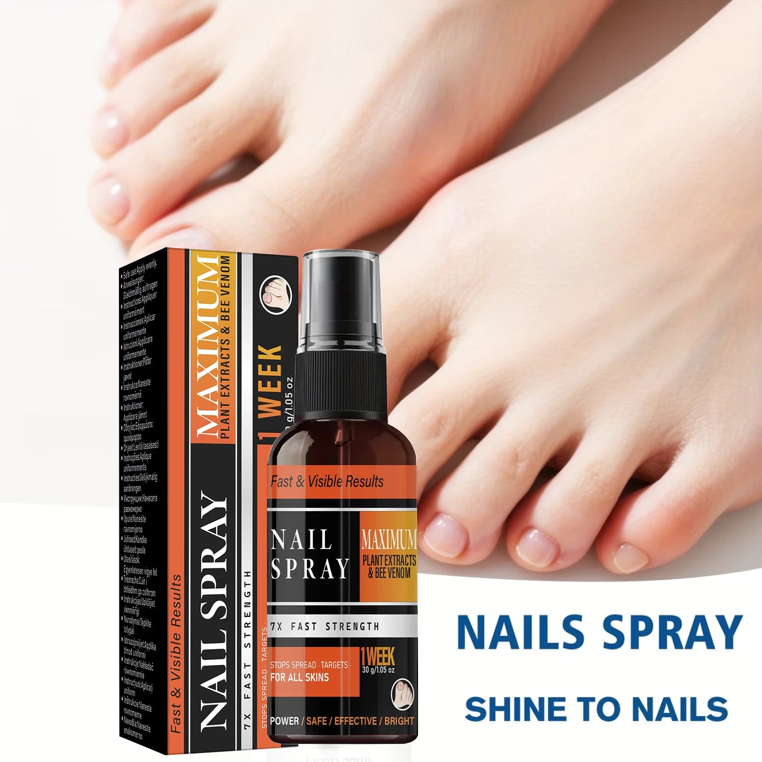 Nail Repair Spray – Bee Venom, Collagen & Hyaluronic Acid Nail Repair Spray Oasis Select