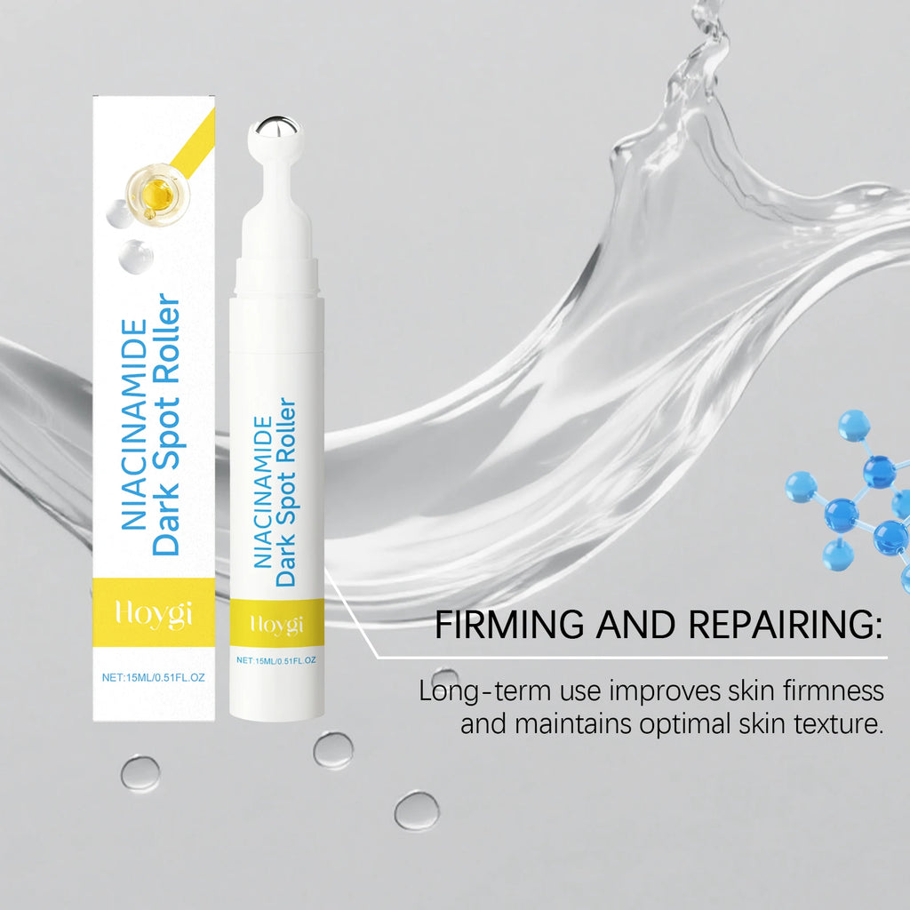 15ML Niacinamide Face Serum Roller Deep Moisturizing Improve Skin Texture Smoothing Quick Absorbed Nourishing Glowing Non-sticky Facial Serum Oasis Select
