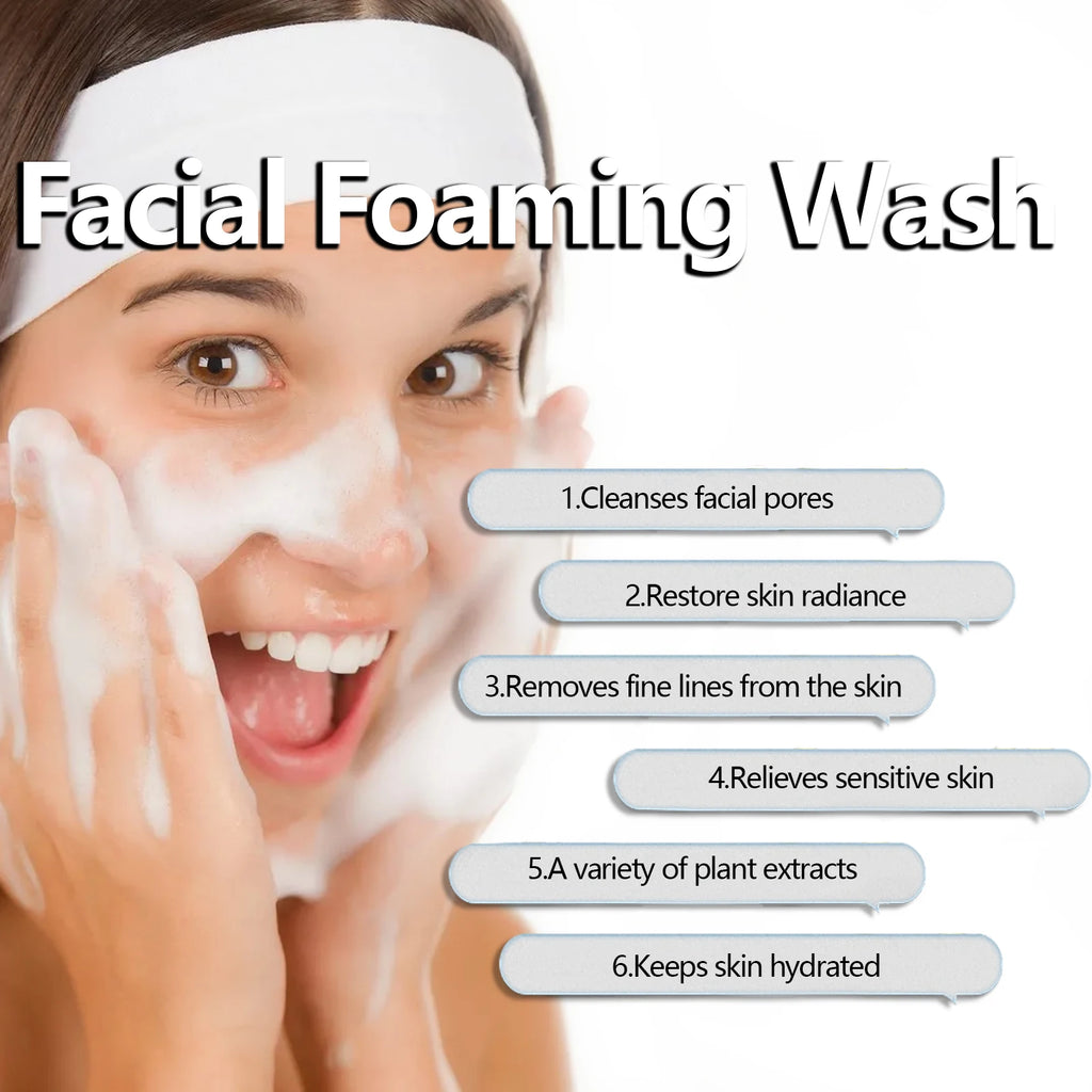 100ML Jasmine Facial Wash Gentle Cleaning Skin Refine Pores Refreshing Oil Control Enhance Smoothness Hydrating Face Cleaner Oasis Select