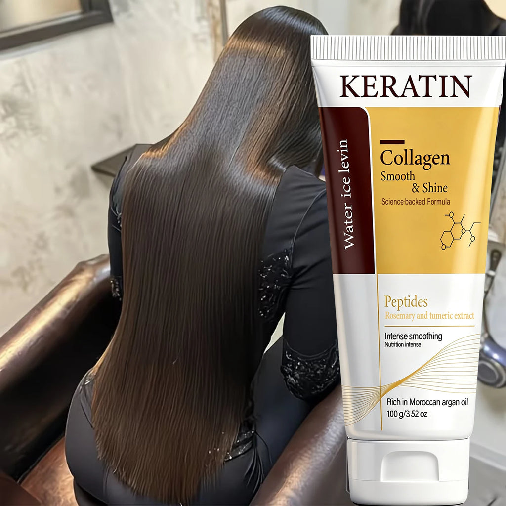 Collagen Hair Mask with Keratin & Peptides – Smoothing Treatment Deep Conditioning Mask Oasis Select