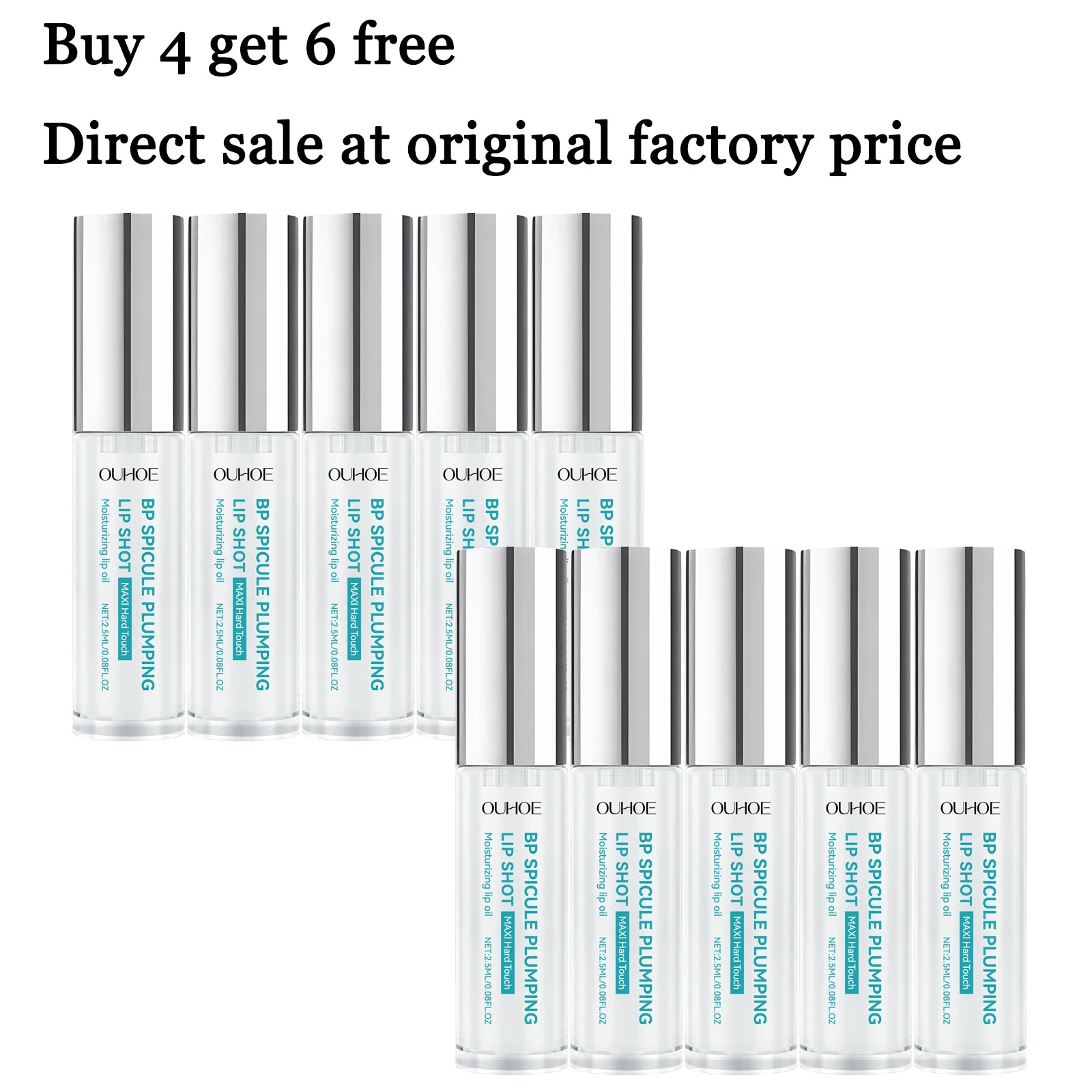 2.5ml Lip Gloss Oil Deep Nourishing Improve Roughness Moisturizing Remove Dead Skin Enhance Gloss Softening Non-greasy Lip Plumping Oil for All Skin Types Oasis Select 10 pcs United States