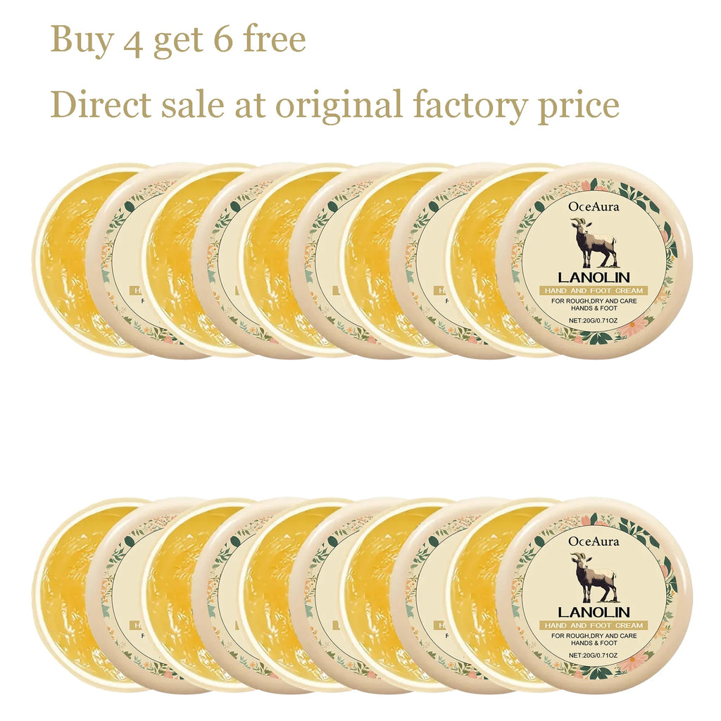 20g Hand & Foot Moisturizing Cream Deep Moisturizing Relief Dry Itching Reduce Roughness Smoothing Soften Hand Foot Care Lotion Oasis Select 10 pcs United States
