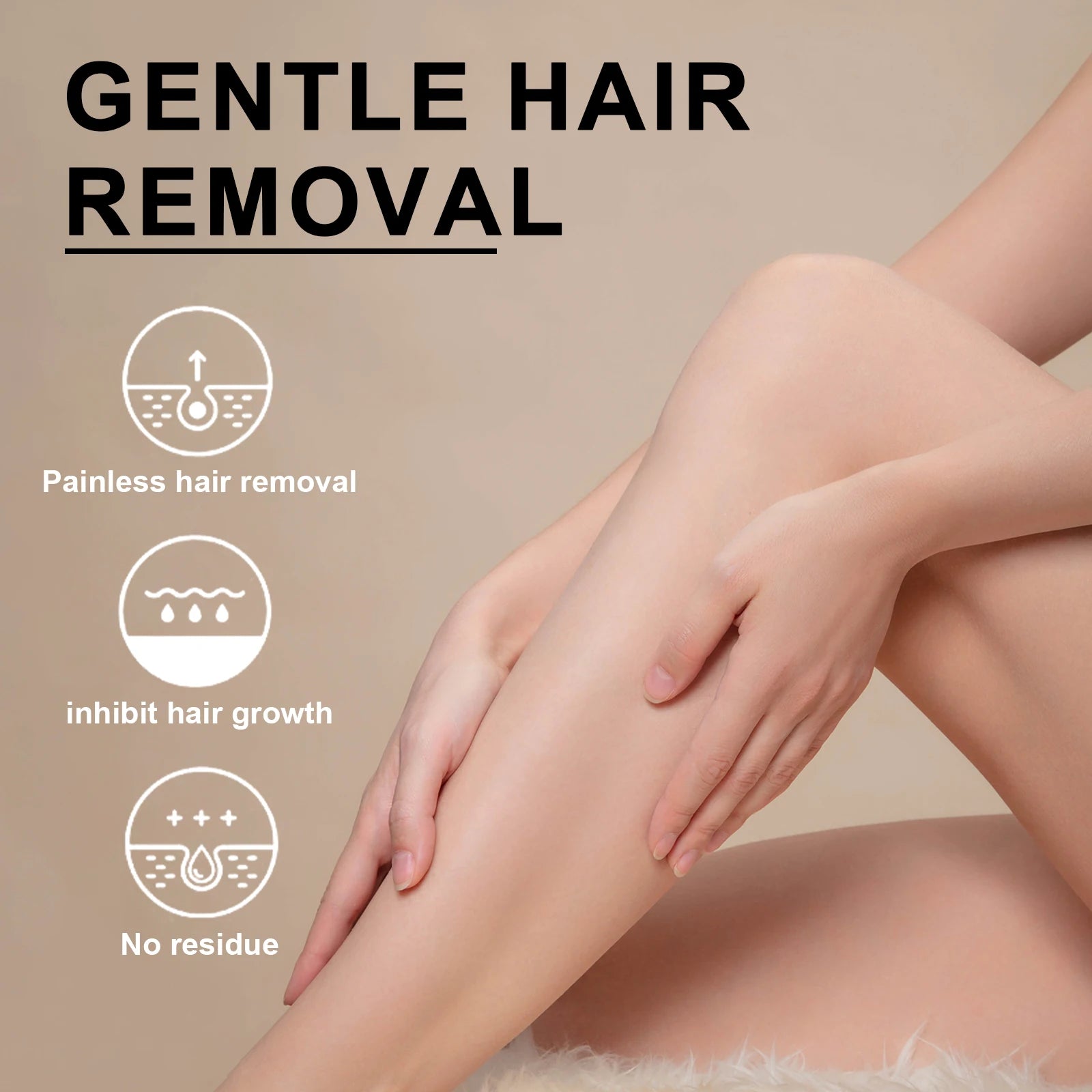 20PCS Rose Hair Removal Wax Strips Non-irritating Gentle Remove Hair Enhance Smoothness Hydrating Hair Remove Wax Strips Oasis Select