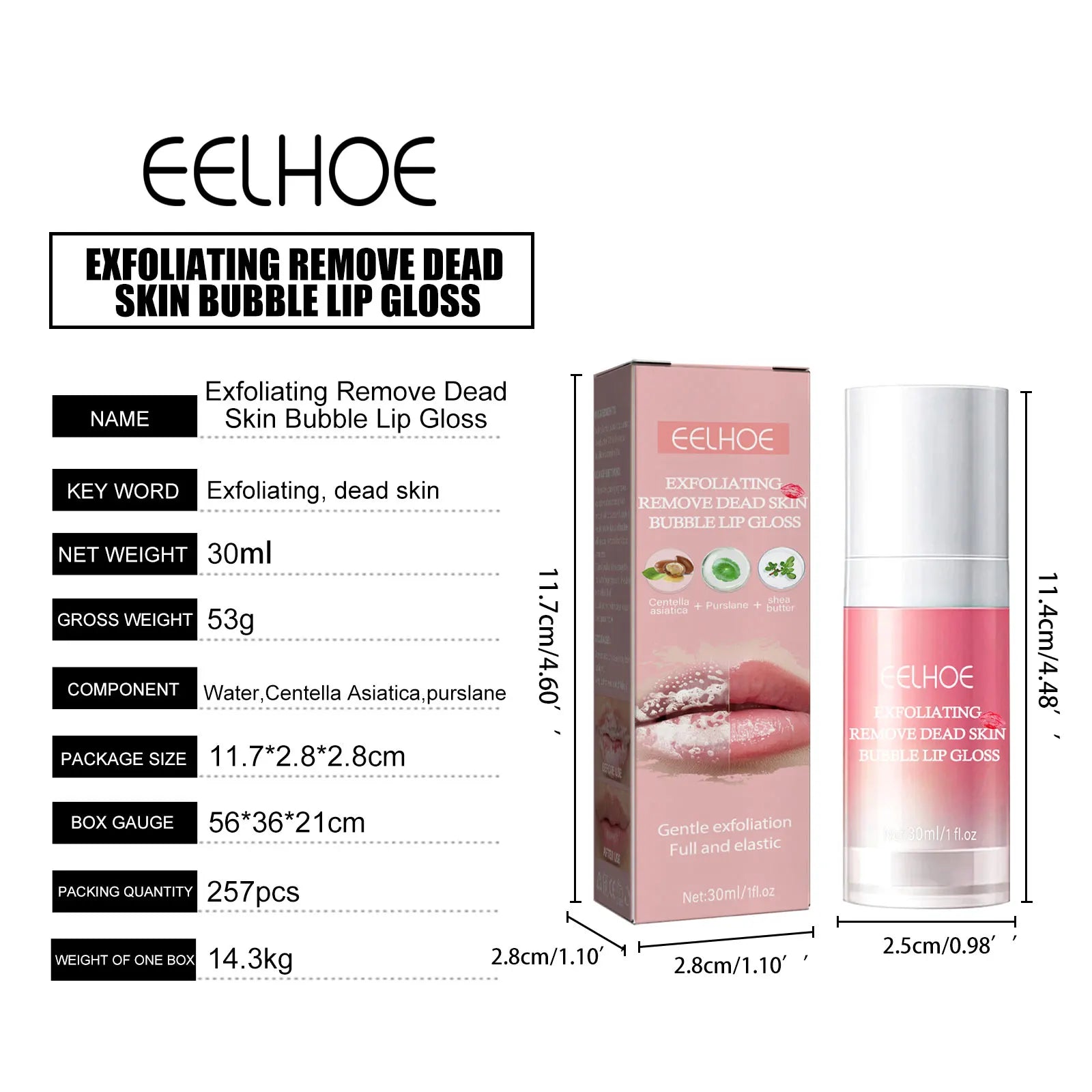 30ML Lip Exfoliating Mask Deep Moisturizing Enhance Smoothness Anti-chapping Nourishing Fade Fine Lines Softening Improve Skin Elasticity Lip Care Mask Oasis Select