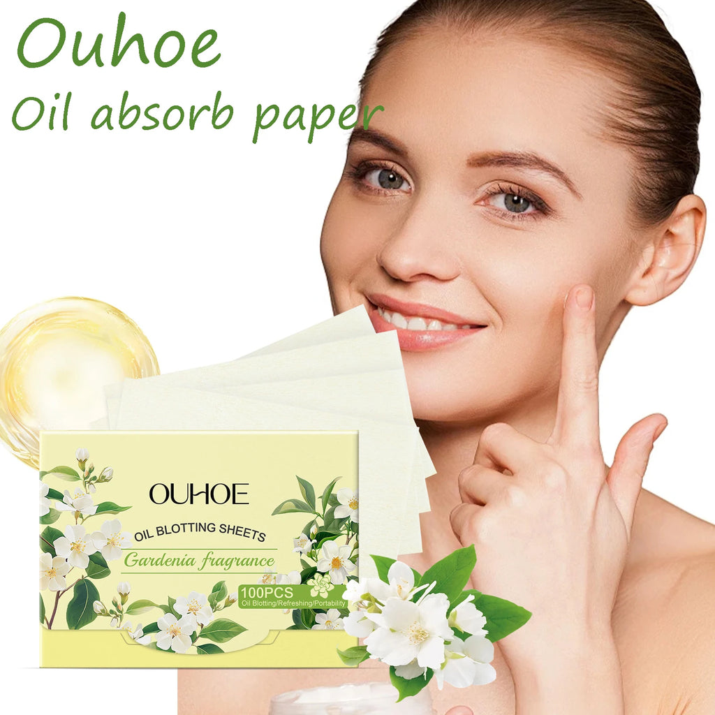 100 Pieces Multi Scent Oil Blotting Paper Face Oil Control Sheets Keep Skin Fresh Comfortable Non-irritating Oil Absorbing Sheet Oasis Select