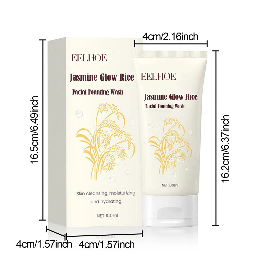 100ML Jasmine Facial Wash Gentle Cleaning Skin Refine Pores Refreshing Oil Control Enhance Smoothness Hydrating Face Cleaner Oasis Select