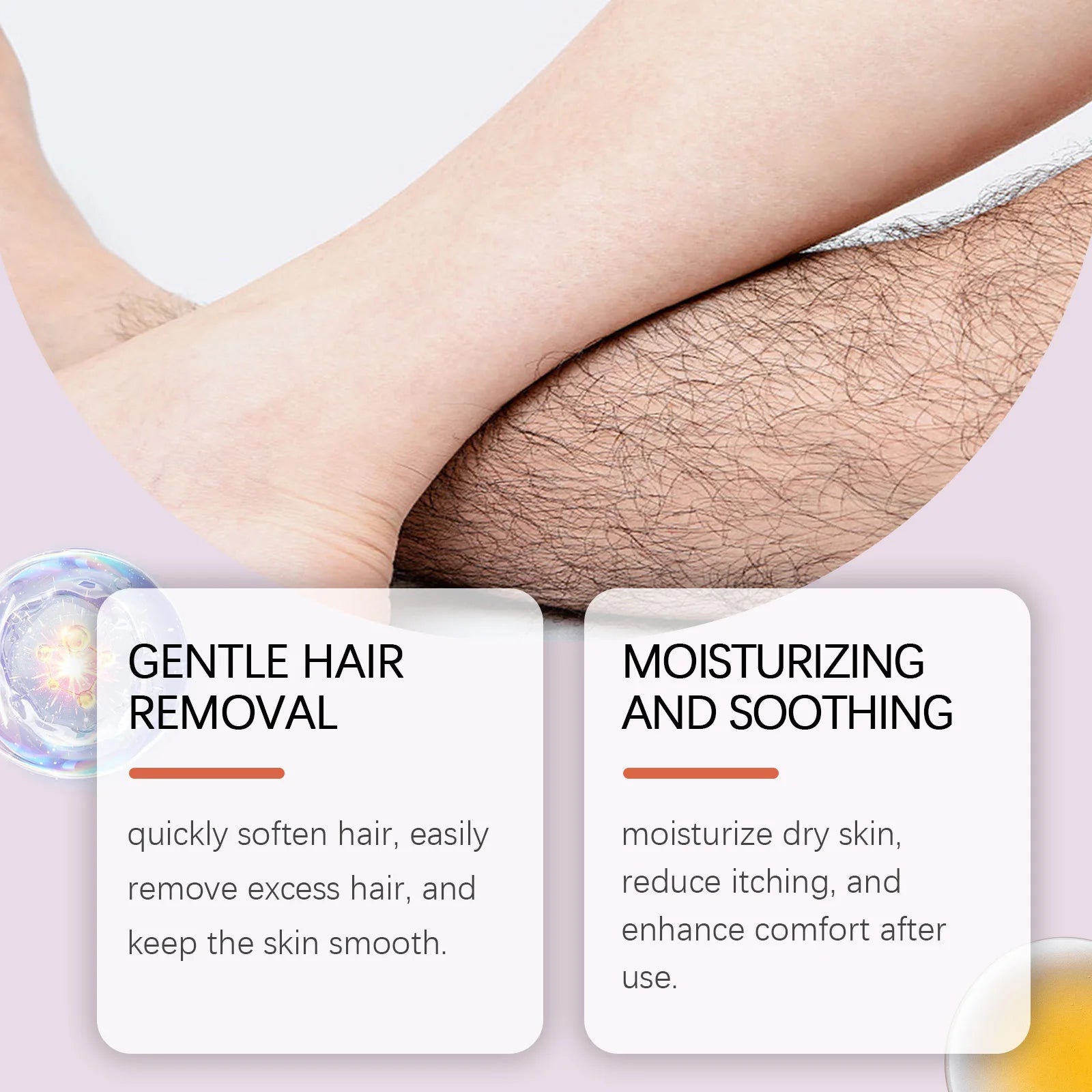 Oceaura Hair Removal Cream Gentle Remove Hair Improve Roughness Reduce Dryness Pore Shrink Smoothing Softening Hair Removal Gel Oasis Select