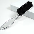 Black Small Beard Styling Brush Professional Shave Beard Brush Barber Vintage Oil Head Shape Carving Cleaning Brush Oasis Select grey