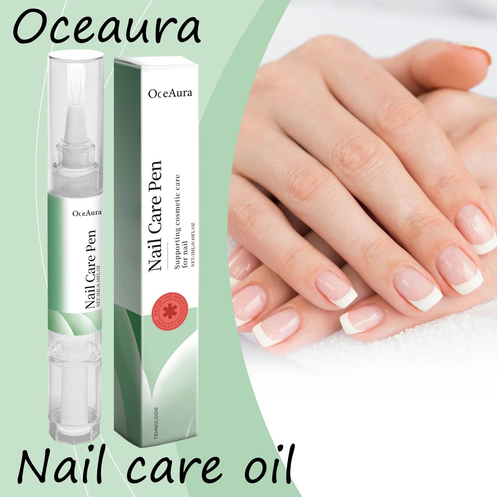 Natural Nail Care Pen Prevent Cracked Moisturizing Deeply Nourishing Nail Relief Discomfort Strengthening Nail Structure Oil Pen Oasis Select