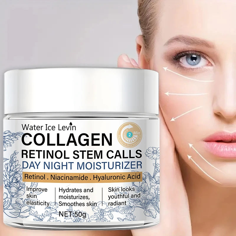 Collagen Retinol Stem Cell Moisturizing Cream 50g Day & Night Anti-Aging Face Cream Oasis Select