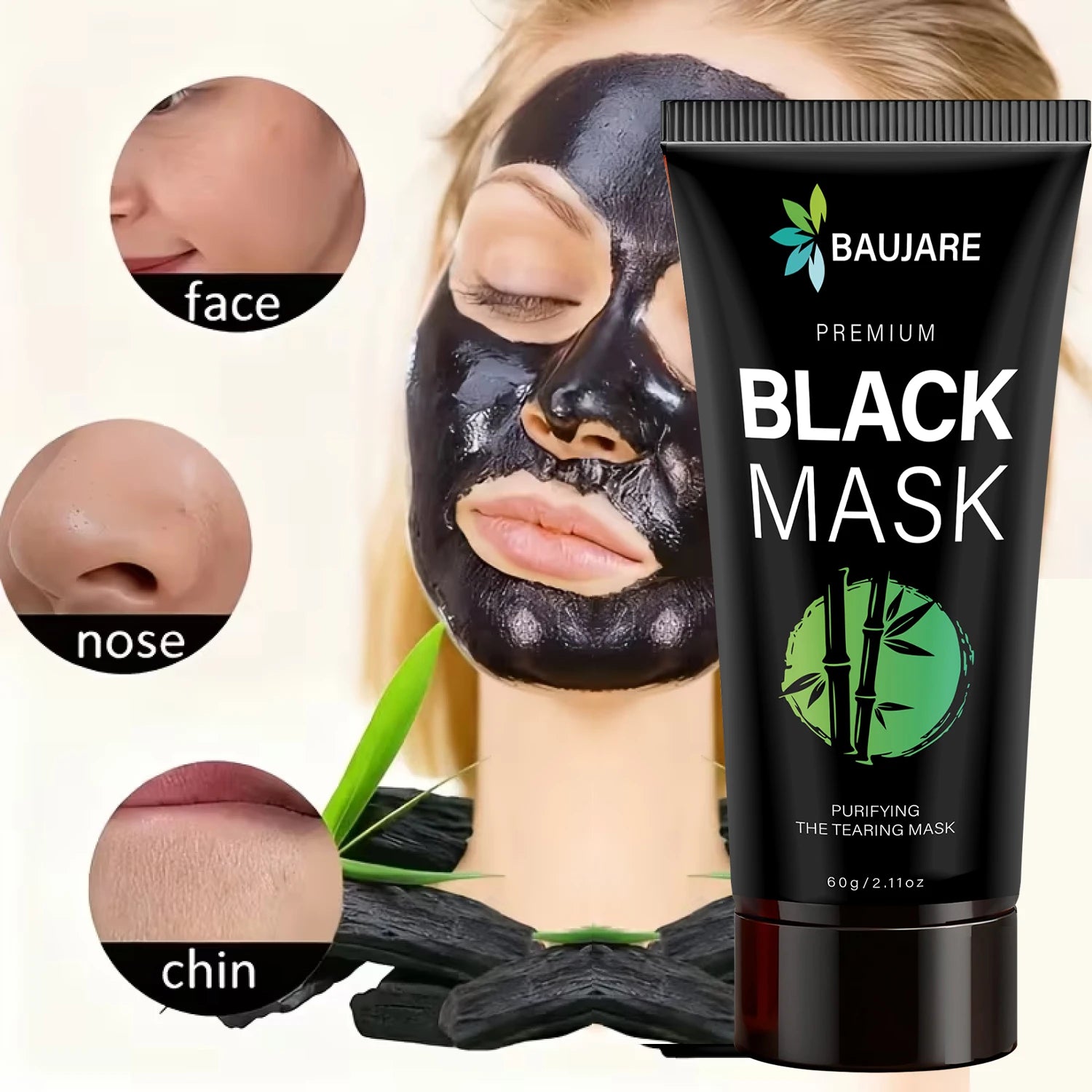 Charcoal & Centella Blackhead Peel Off Mask – All Skin Types Peel Off Face Mask Oasis Select
