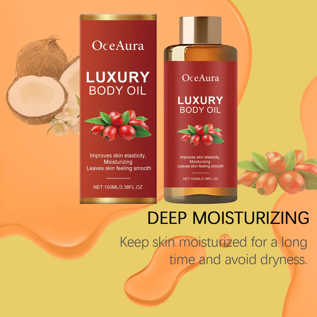 100G Moisturizing Body Care Oil Daily Hydrating Enhance Skin Elasticity Nourishing Improve Firmness Smoothing Body Essence Oil Oasis Select