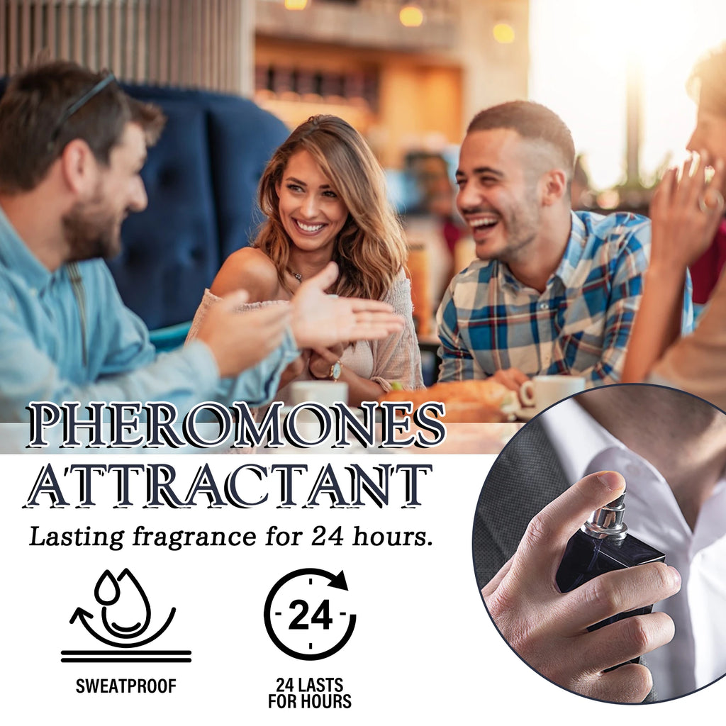 Roxelis Men Pheromone Perfume for Daily Dating Bussiness Party Charming Attract Women Enhance Confidence Lasting Perfume 50ml Oasis Select
