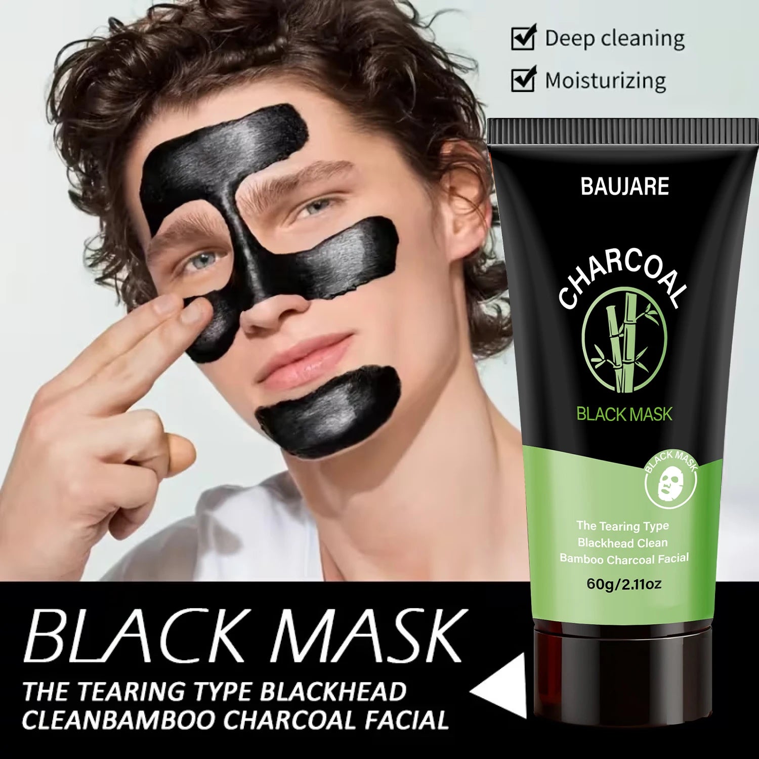 Charcoal Blackhead Peel-Off Mask – Centella & Niacinamide Peel-Off Face Mask Oasis Select