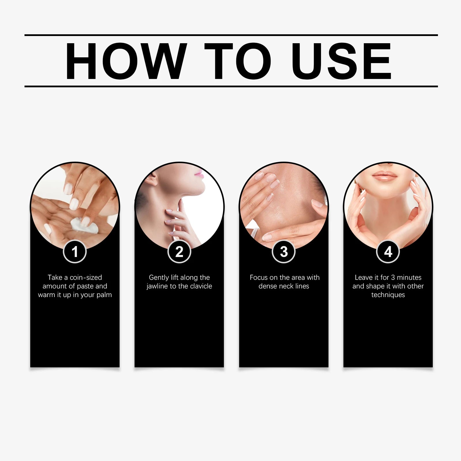 50G Neck Care Cream Gentle Moisturizing Lifting Improve Skin Texture Boosts Elasticity Tightening Neck Lotion for All Skin Types Oasis Select