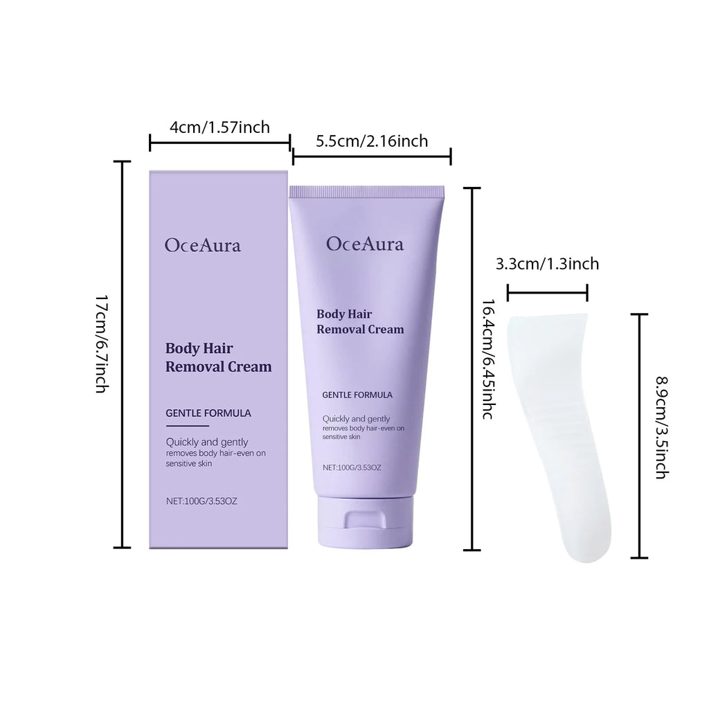 Oceaura Hair Removal Cream Gentle Remove Hair Improve Roughness Reduce Dryness Pore Shrink Smoothing Softening Hair Removal Gel Oasis Select