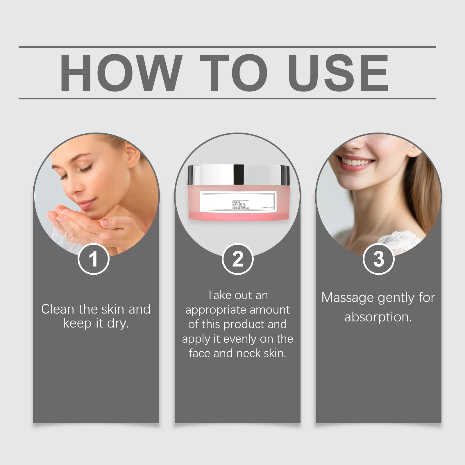 50G Face & Neck Skin Care Cream Gentle Moisturizing Improve Skin Elasticity Smoothing Reduce Roughness Nourishing Skin Lotion Oasis Select