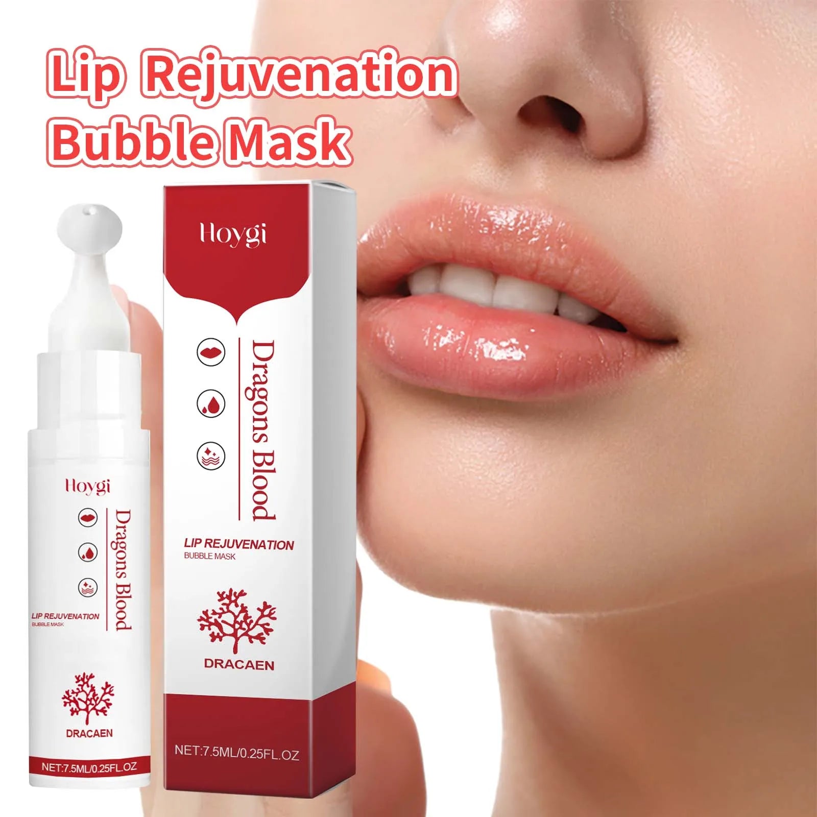 7.5ML Lip Rejuvenating Bubble Mask Deep Moisturizing Reduce Dryness Anti-chapping Enhance Gloss Relief Discomfort Smoothing Softening Lip Cream Oasis Select