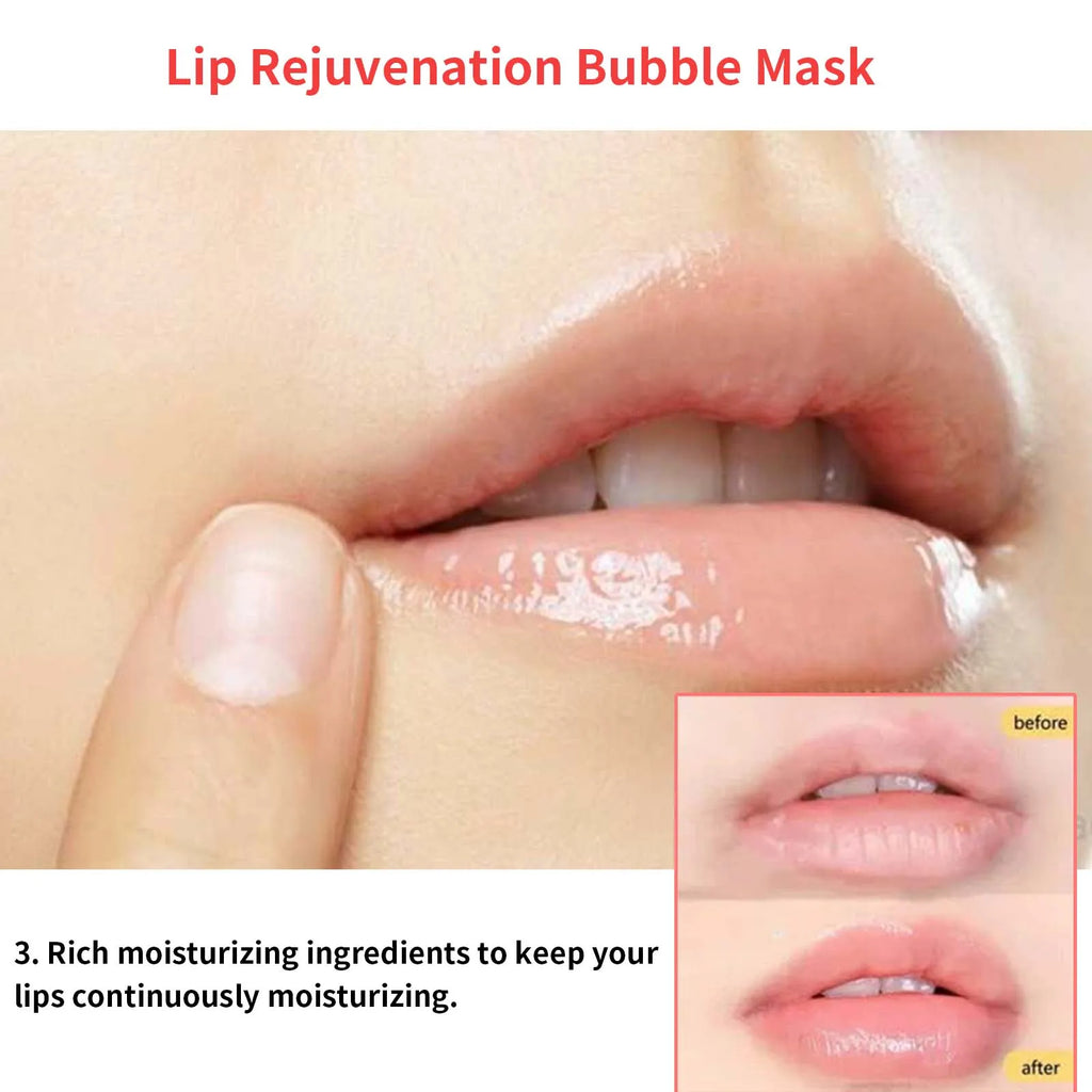 7.5ML Lip Rejuvenating Bubble Mask Deep Moisturizing Reduce Dryness Anti-chapping Enhance Gloss Relief Discomfort Smoothing Softening Lip Cream Oasis Select
