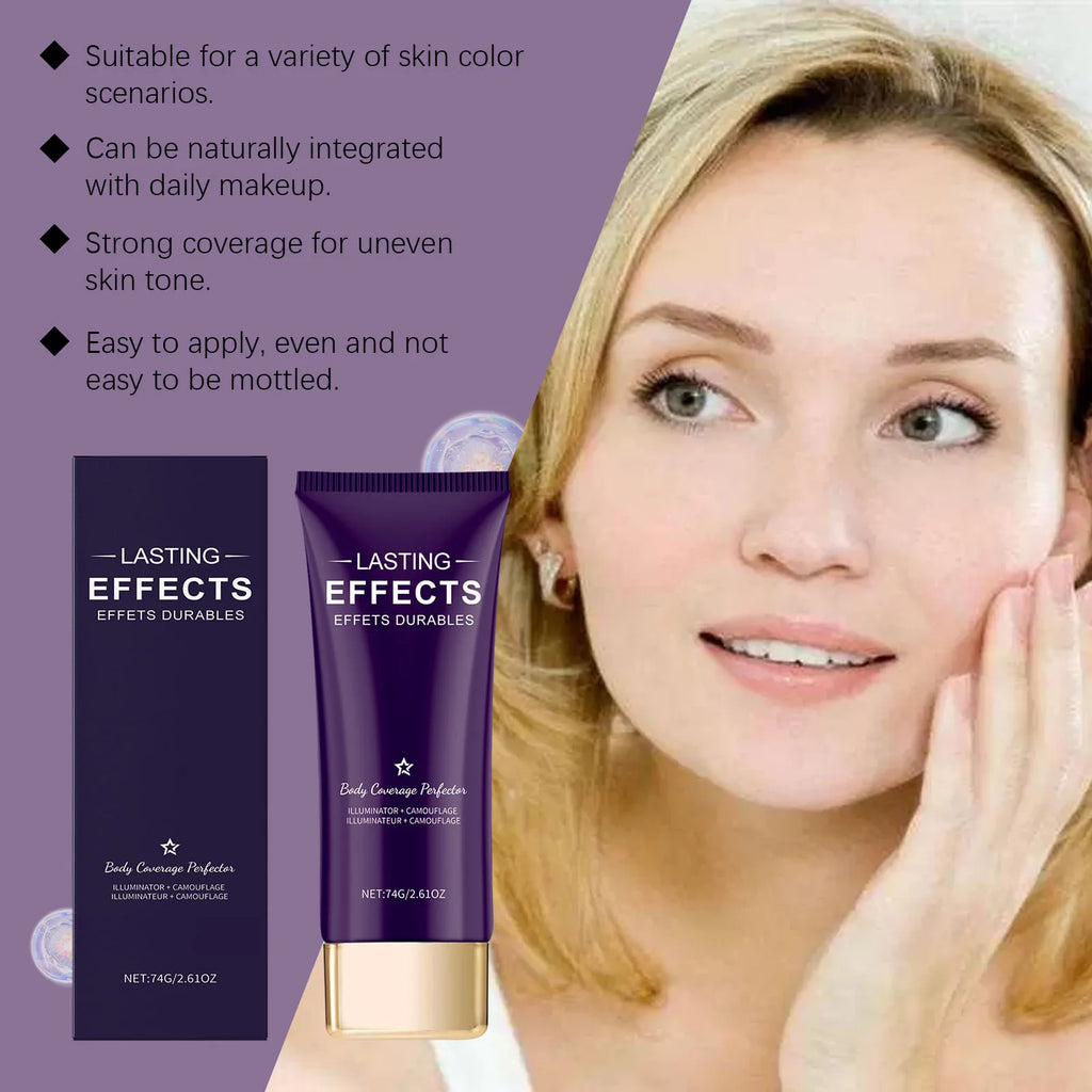 74g High Concealer for Face and Body Full Coverage Acne Scars Spot Concealer Moisturize Light Oil Control Crease-Proof Concealer Oasis Select