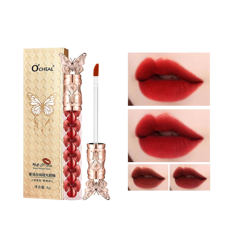 Ocheal 4 Colors lip gloss liquid lip oil cosmetic liquid lipstick long lasting Hydrating moisturising waterproof lip gloss Oasis Select