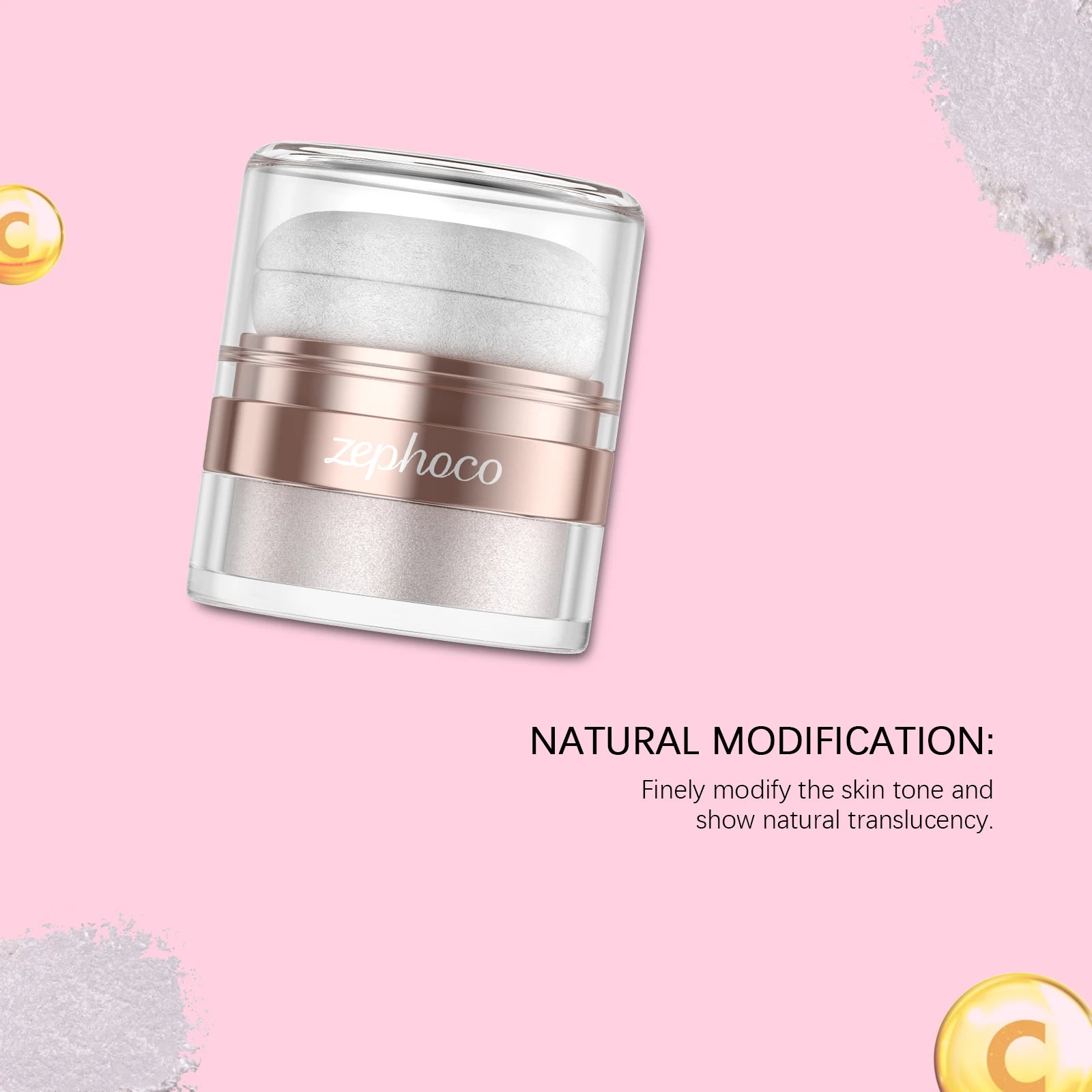 3g Body Pearl Highlighter with Fine Shimmer Hydrating Smooth Texture Lasting Shine Sweatproof Non-sticky Glowing Glitter Powder Oasis Select