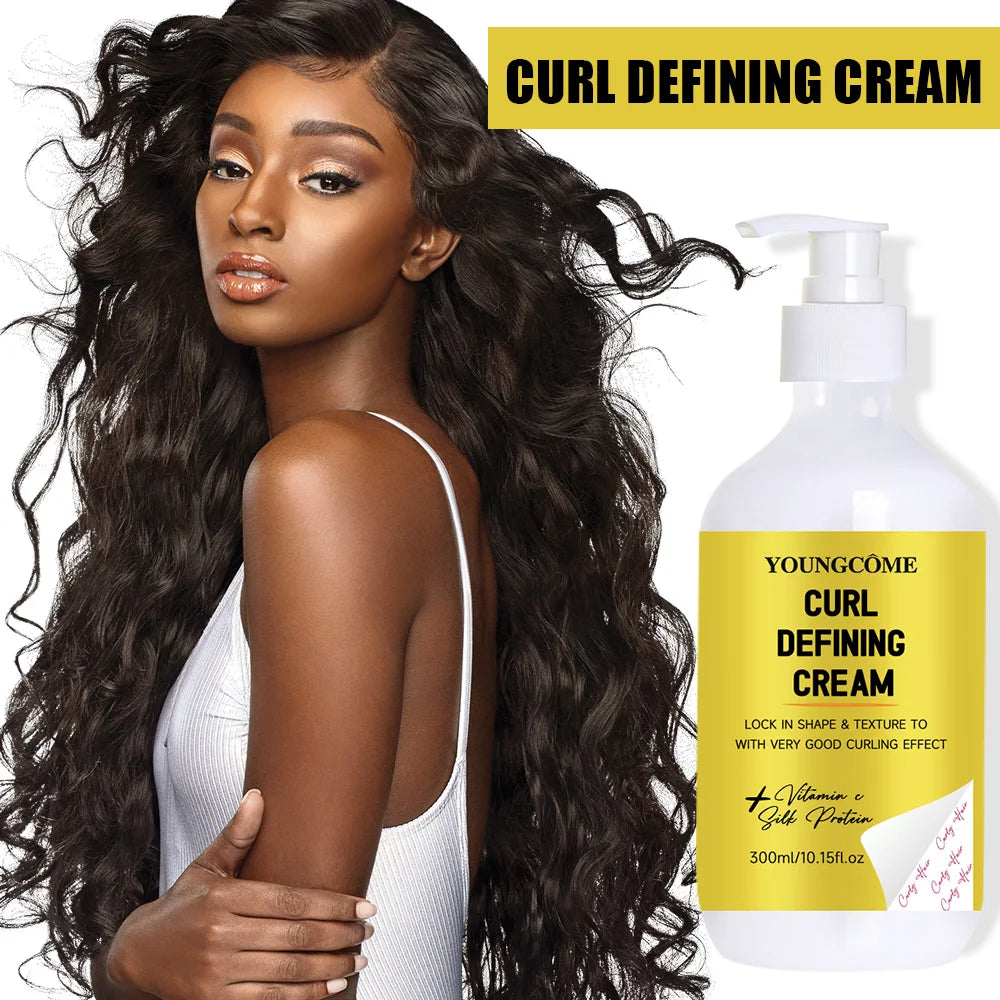 Elastin Curl Styling Cream – Define Curls & Frizz Control 300ml