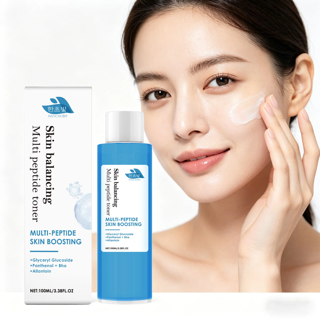 100ML Multi Peptide Facial Toner Deep Moisturizing Enhance Smoothness Boosts Skin Elasticity Softening Face Toner for Daily Use Oasis Select