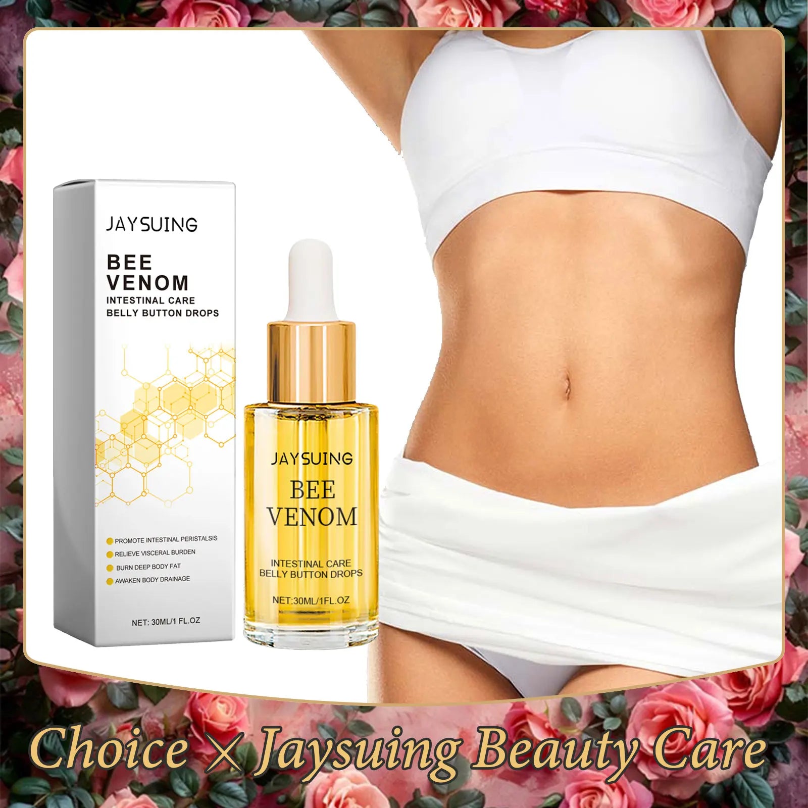Jaysuing Slimming Body Serum – Firming & Fat Burning Essence Slimming Body Serum Oasis Select