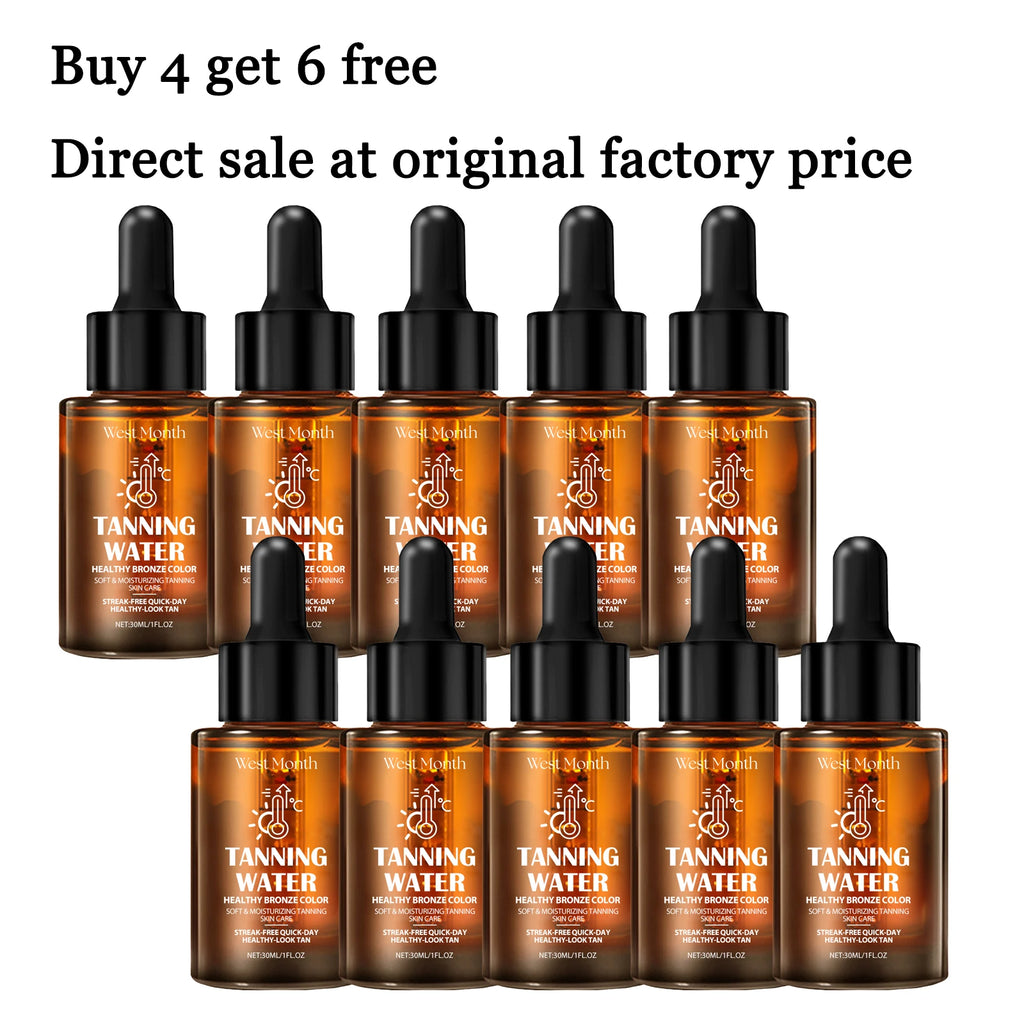 30ml Body Tanning Serum Summer Outdoor Moisturizing Sunless Tanning Enhance Health Gloss Smoothing Natural Bronze Wheated Non-sticky Tanning Serum Oasis Select 10 pcs United States