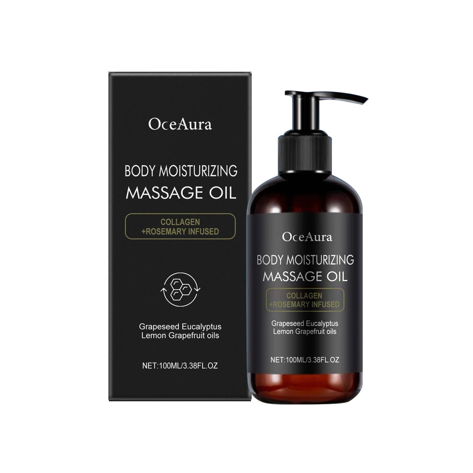 Oceaura Nourishing Body Massage Oil Gentle Hydrating Enhance Skin Elasticity Elegant Fragrance Improve Skin Texture Essence Oil Oasis Select 100ml Other United States