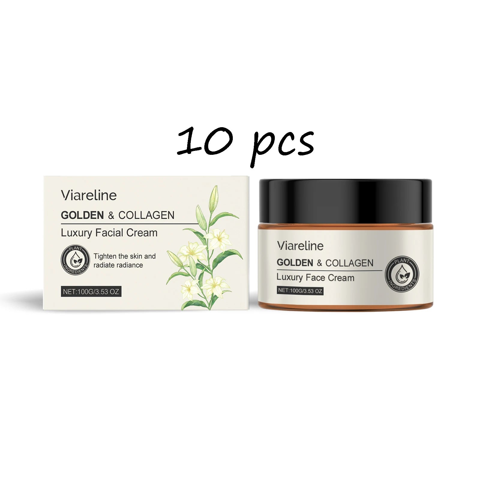 Viareline Collagen Face Cream Moisturizing Relief Dry-itching Lifting Enhance Skin Elasticity Tightening Glowing Face Cream Oasis Select buy 4 free 6 United States
