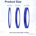 3 SIZE Blue Painter Masking Tape For Painting Edges Trim Wall Ceiling Finishing Clean Release Trim Edge Painter's Tape Residue Oasis Select 3 SIZE