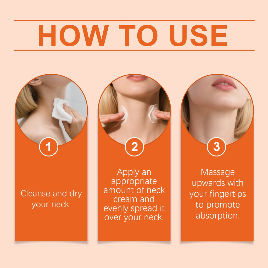 50G Moisturizing Neck Skin Cream Daily Nourishing Reduce Sagging Massage Enhance Skin Elasticity Firming Soften Neck Care Lotion Oasis Select