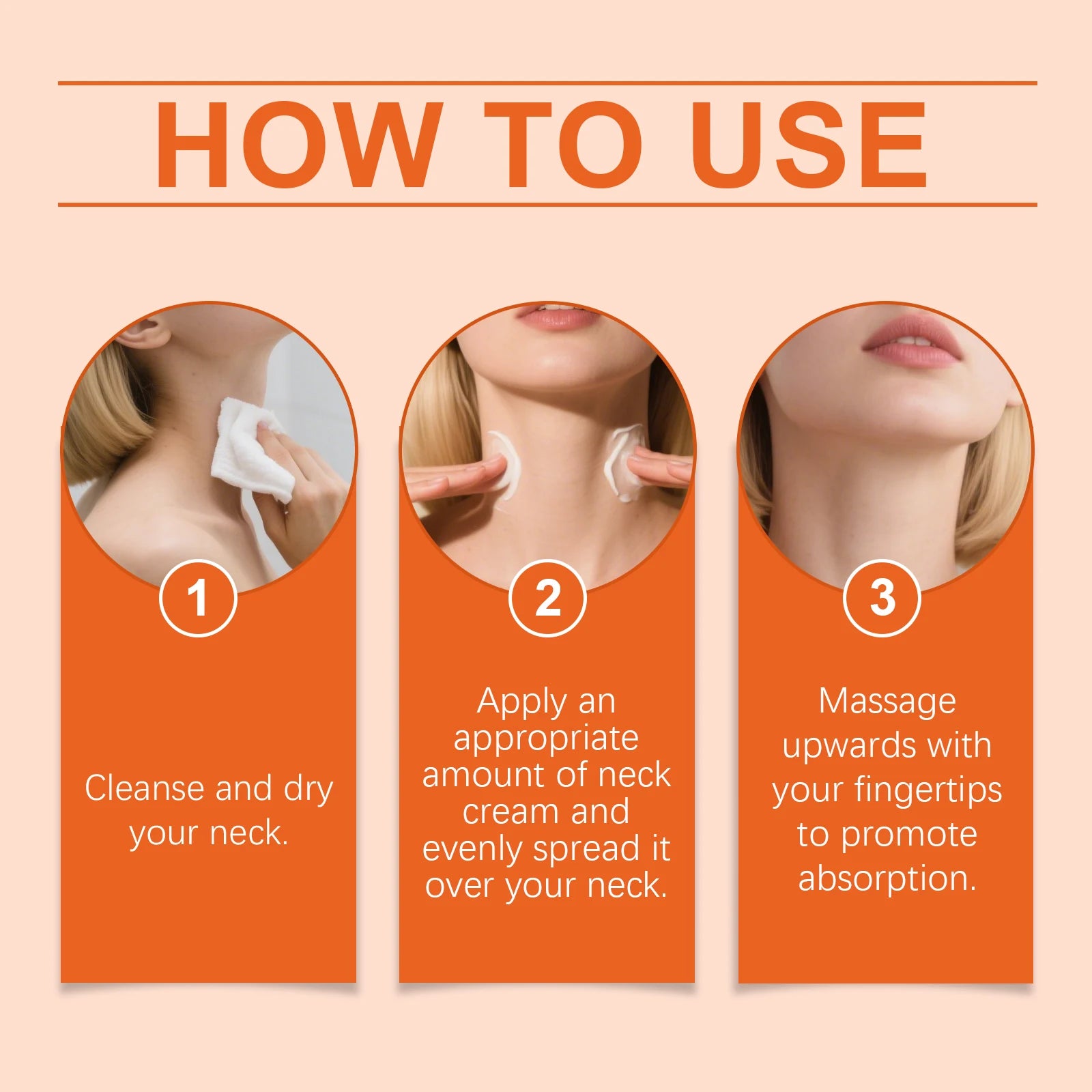 50G Moisturizing Neck Skin Cream Daily Nourishing Reduce Sagging Massage Enhance Skin Elasticity Firming Soften Neck Care Lotion Oasis Select