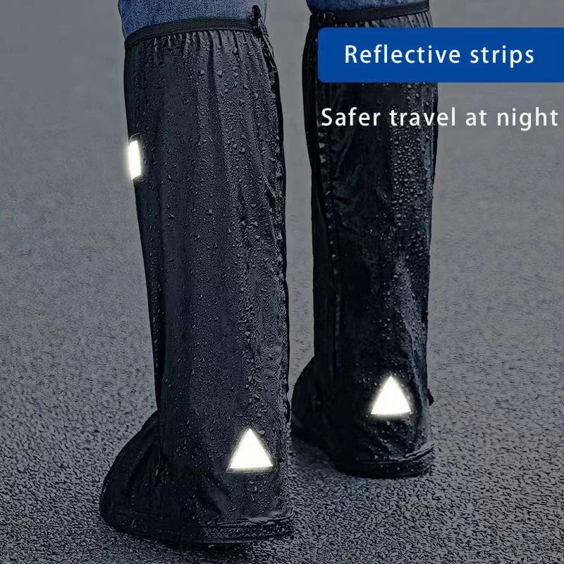 Easy to Put On and Take Off Waterproof Rainproof and Non-Slip Shoe Covers for Outdoor Use Thick and Wear-Resistant Unisex Oasis Select
