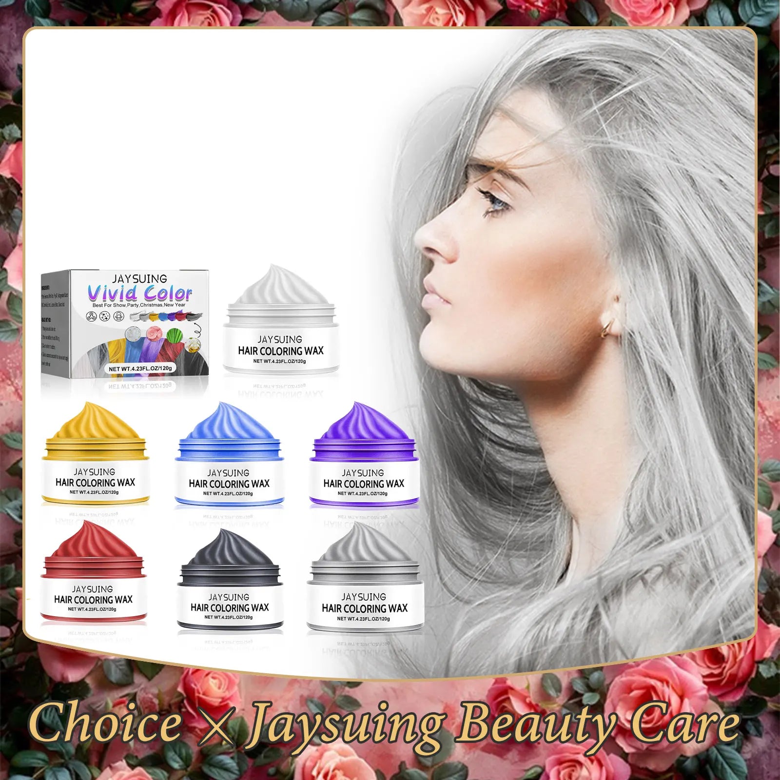 Temporary Hair Color Wax – DIY Styling Pomade 120g Hair Color Wax Oasis Select