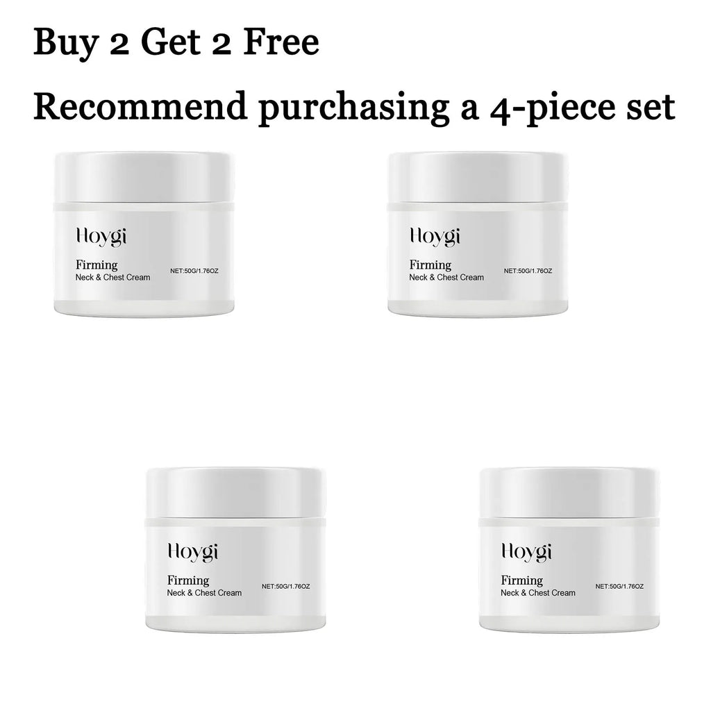 50G Neck Cream Gentle Nourishing & Moisturizing Enhance Skin Elasticity Improve Skin Texture Smoothing Massage Firming Glowing Neck Cream Oasis Select 4 pcs United States