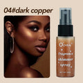 Ocheal 30ml Fragrance Shimmer Glitter Spray Shining Brightly Highlighter Powder Spray Long Lasting Body Hair Hand Neck Clothes Oasis Select 04 Dark Copper 30ml