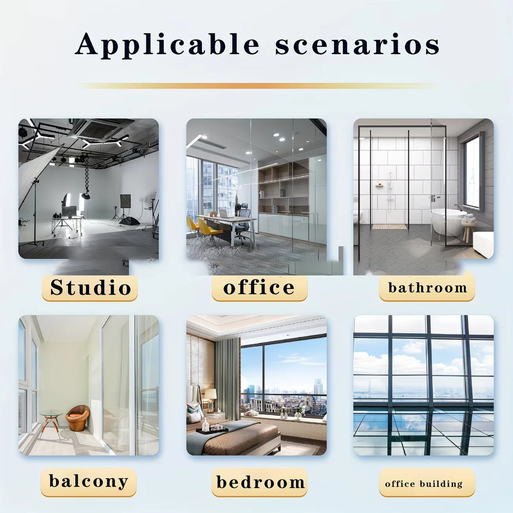 Heat-Insulate Privacy-Protect And Sun-Protective Window Film Electrostatic Adsorption One-Way Vision Heat-Insulate Window Film. Oasis Select