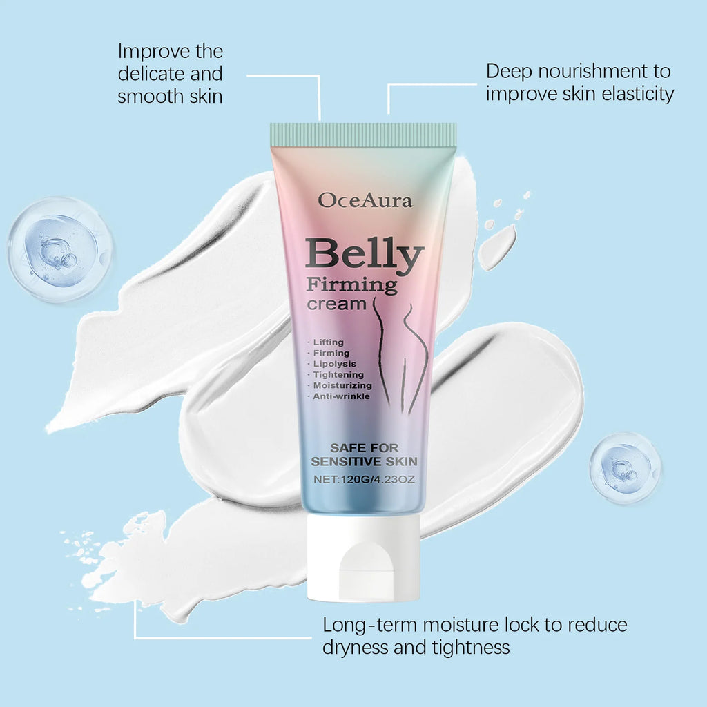 120g Belly Firming Cream Daily Moisturizing Enhance Skin Elasticity Nourishing Reduce Sagging Body Lotion for All Skin Types Oasis Select
