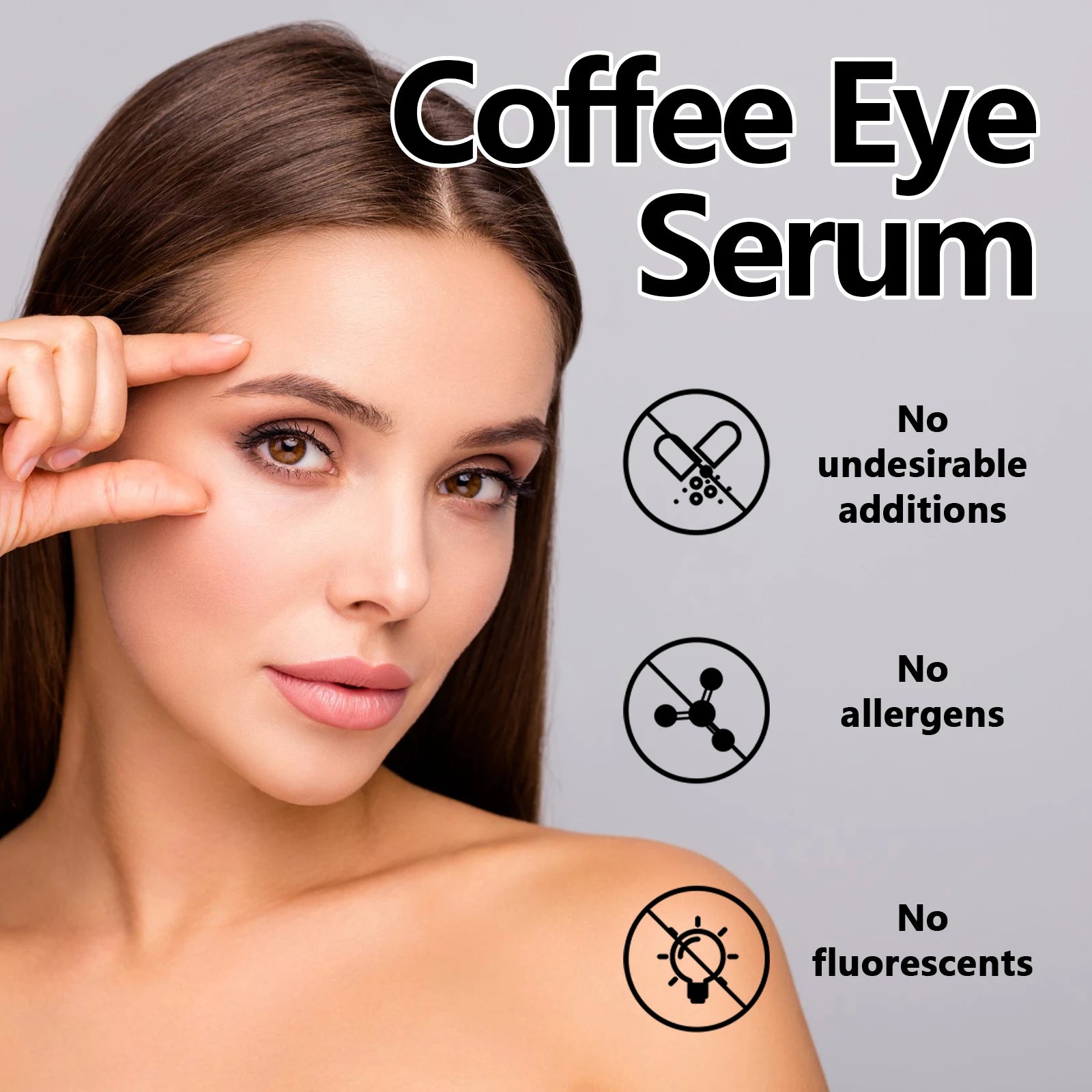 30ML Coffee Face Serum Deeep Moisturizing Reduce Dryness Fade Fine Lines Enhance Skin Elasticity Tightening Lifting Anti-oxidant Softening Eye Serum Oasis Select