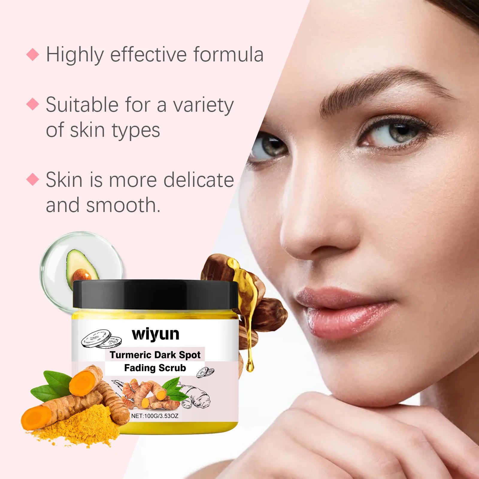 Turmeric Body Scrub Cream – Exfoliate, Brighten & Moisturize Body Scrub Cream Oasis Select