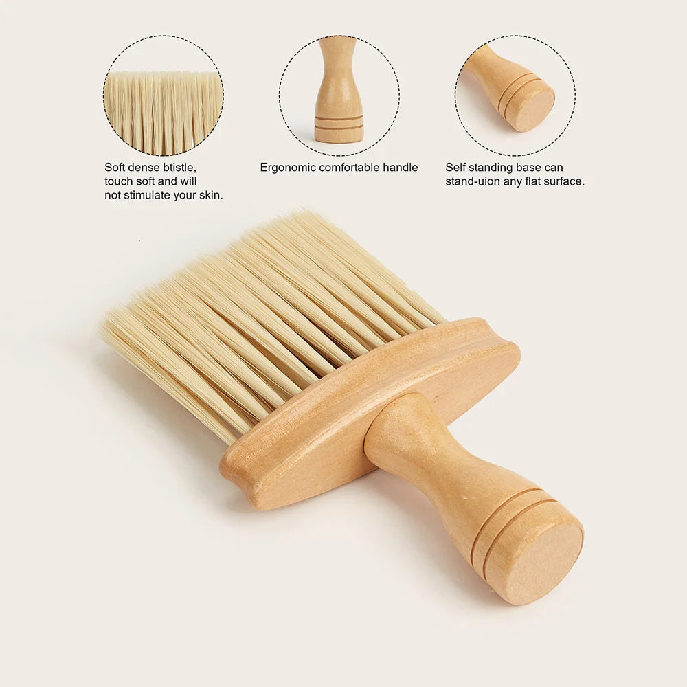 Barber Brush Neck Duster Brush Hair Cutting Brush Soft Barbershop Hair Neck Cleaning Brush Professional Salon Hair Styling Tools Oasis Select