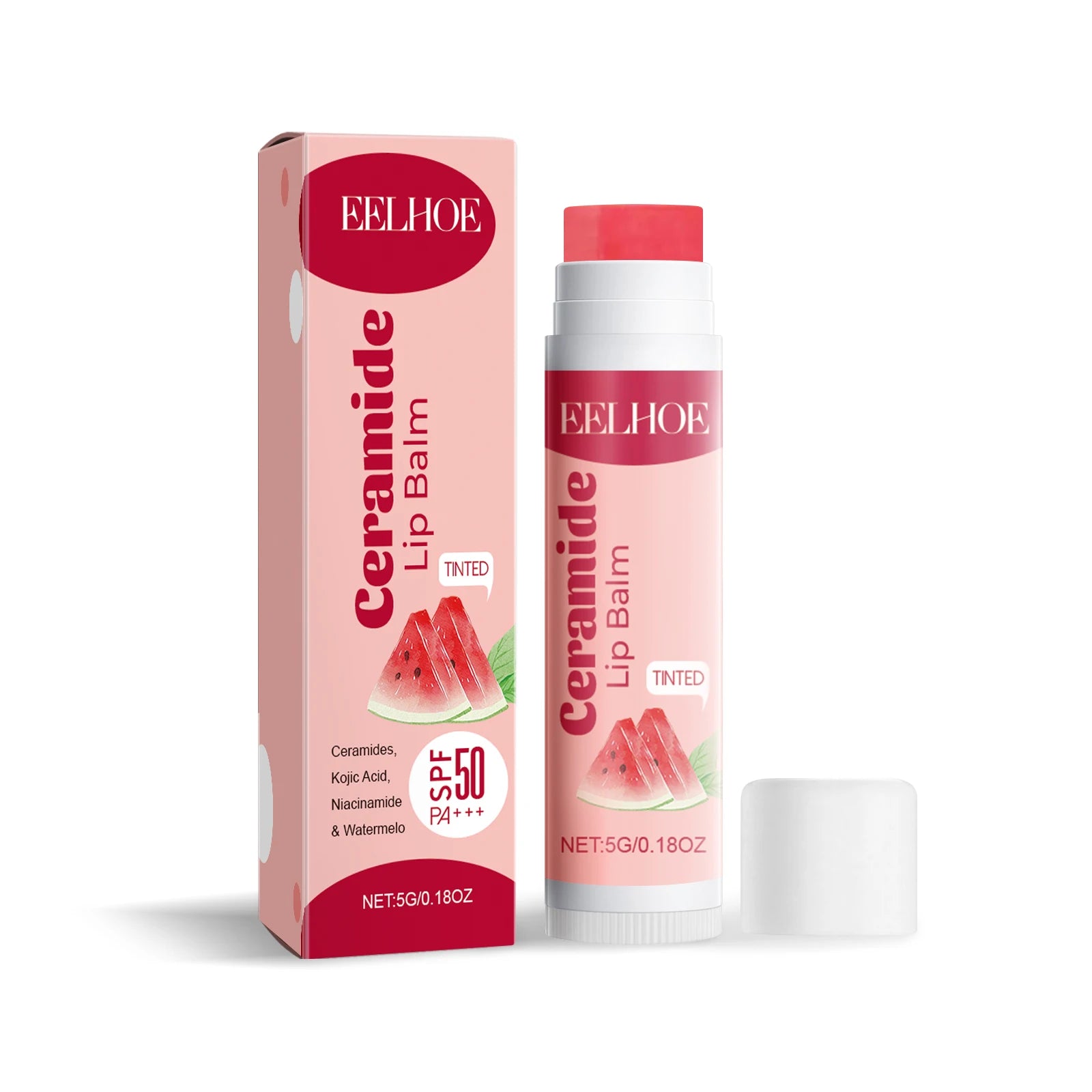 5G Watermelon Lip Balms Moisturizing Fade Fine Lines Nourishing Enhance Smoothness Repairing Damaged Skin Improve Gloss Non-greasy Lip Plumping Balm Oasis Select 5g United States