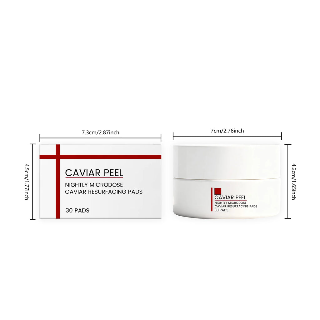 Caviar Face Hydrating Cotton Pad Overnight Moisturizing Repair Dry Skin Even Skin Tone Exfoliating Cotton Chips Soothing Pads Oasis Select