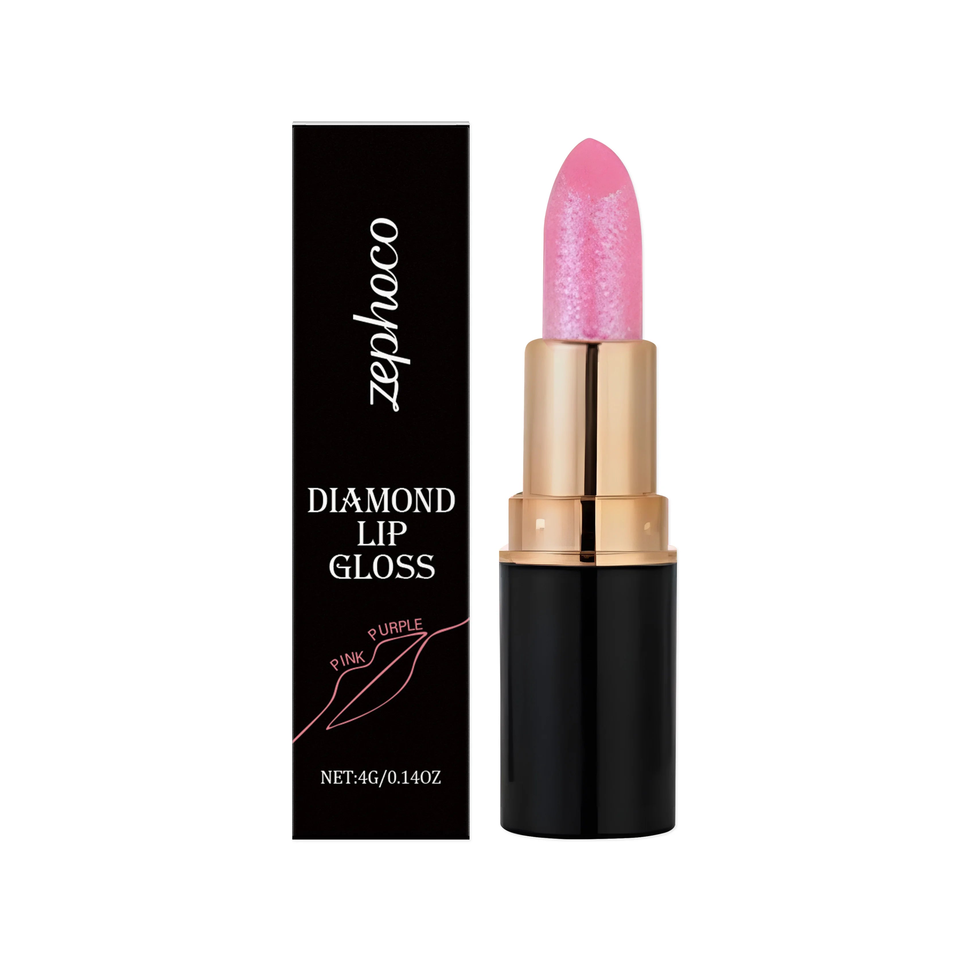 4g Multi Color Lip Stick Easy Coloring Lasting Enhance Gloss Booster Smoothing Plumpinp Hydrating Non-sticky Shiny Lip Gloss Oasis Select Pink purple United States