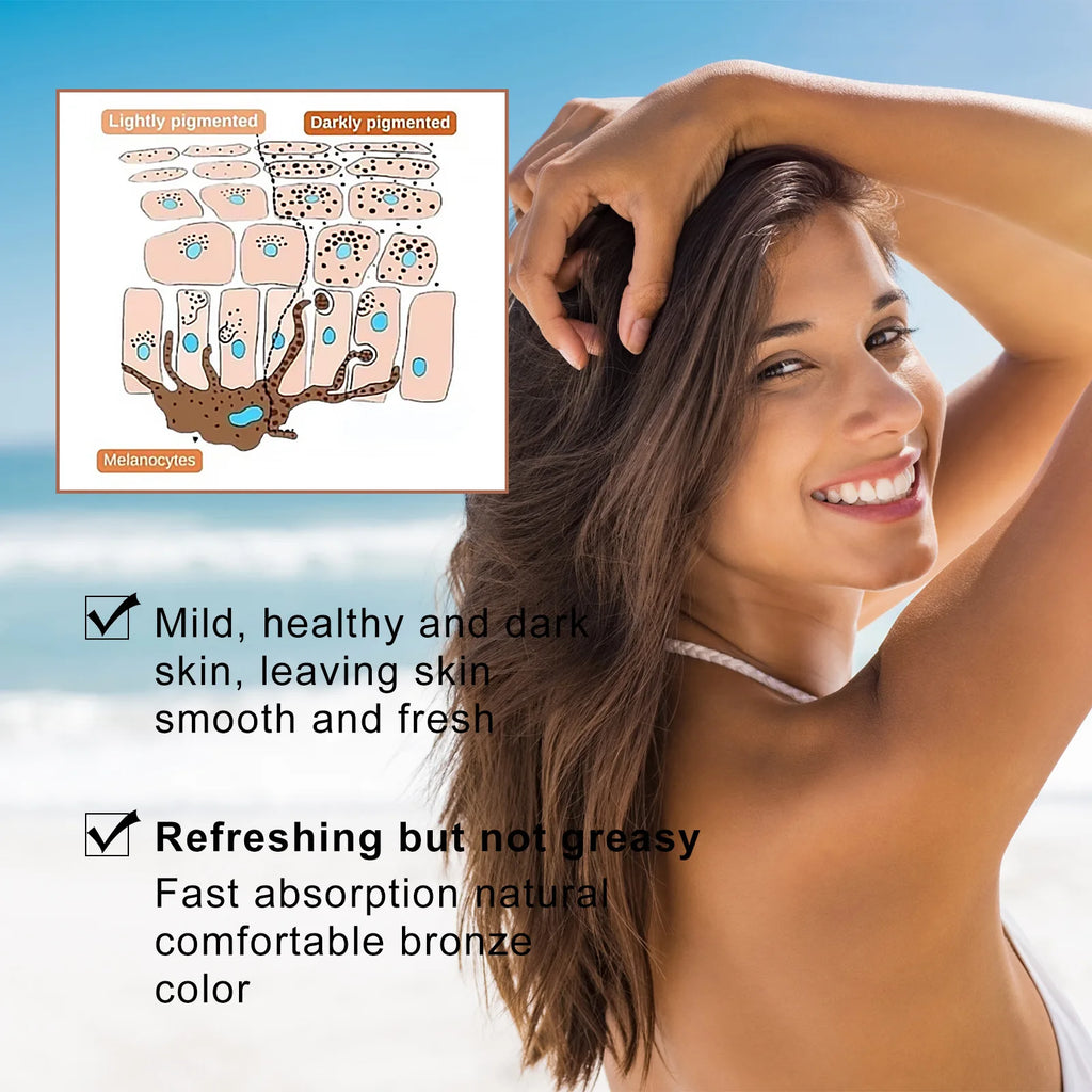 Jaysuing Tanning Accelerator Gel – Sunless Self-Tanner 100g Self-Tanning Gel Oasis Select